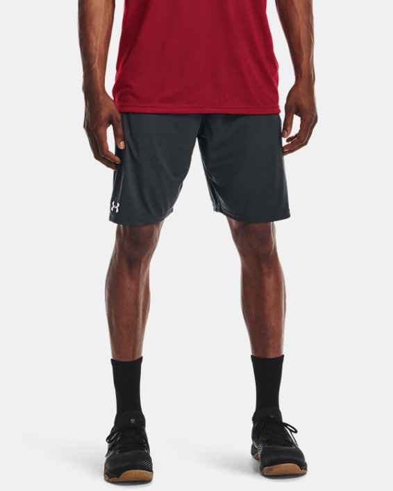 Men's UA Locker 9" Pocketed Shorts, Gray, pdpMainDesktop image number 0
